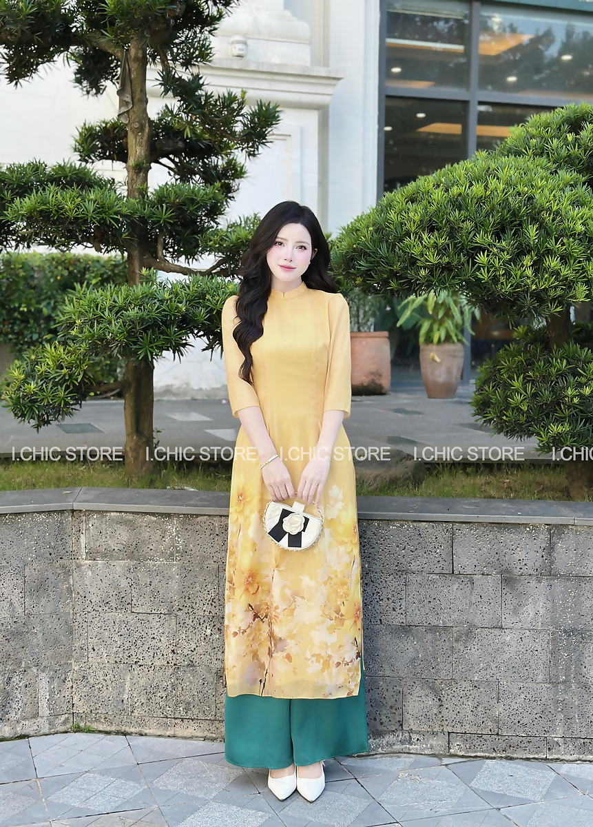  Áo Dài Như Mai Vàng